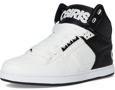 Osiris NYC 83 CLK Black White White Mens Hi Top Skate Trainers