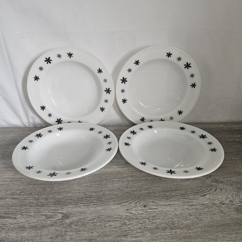 Vintage pyrex black snowflake - pyrex,
