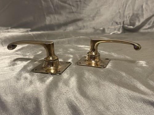 Antique pair solid - brass, art