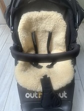 Binibamba Sheepskin Cream Coloured Buggy Liner
