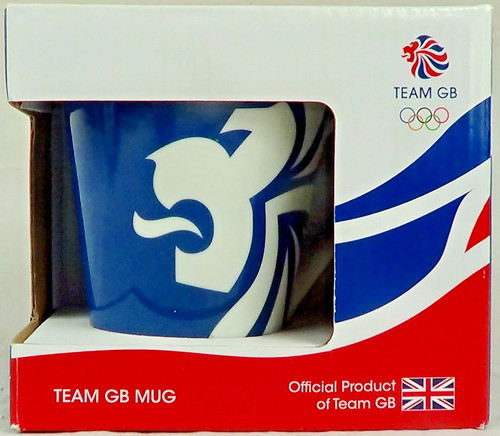 Team blue lion head mug - team,
