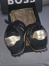 Boss Black And Gold Trainers
