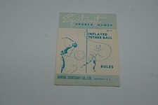 Sportcraft Sports Games Inflated Tether Ball Rules No 10