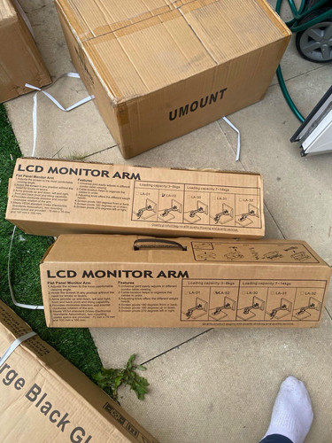 Umount single lcd monitor desk - single,
