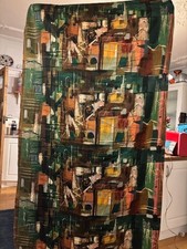 Vintage Fantastic Large Pair John Piper Stones of Bath Curtains - Great!