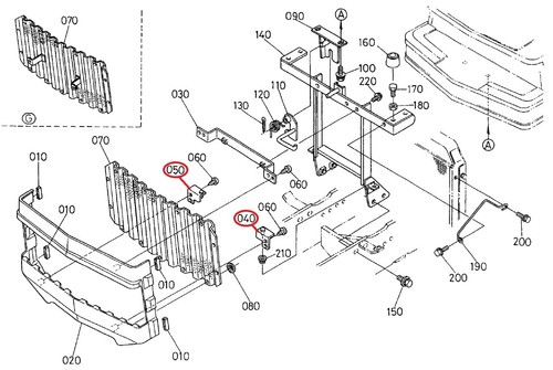 Lower surround grille - surround,