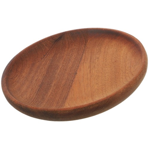Round wooden plate fruits - round,