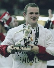 Wayne Rooney Hand Signed Photo