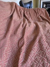 Pair Vintage  Damask Jacquard