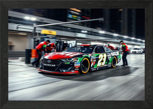 Nascar stock car - stock, pit