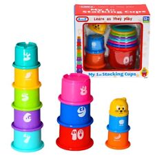 Kids Tower Game Stacking Animals My First Baby Cups Toddler Educational Toys