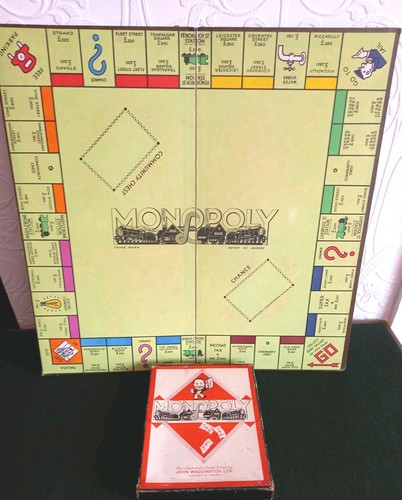 Vintage waddingtons monopoly - waddingtons,