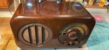 Ekco AC85 Bakelite Art deco Valve Radio
