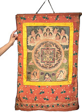 Large tibetan mandala thangka - large,