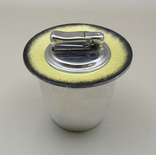 Vintage Sterling Silver & Enamel Table Lighter c.1955 84g