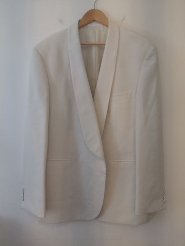 Vintage cream tuxedo blazer - vintage, 50