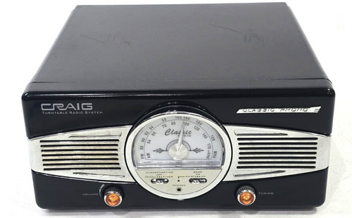 Craig classic retro turntable - craig,