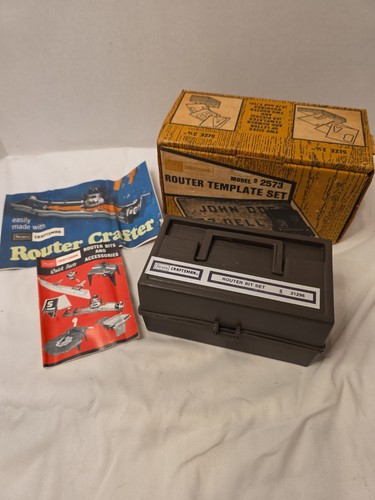 Lot craftsman router - craftsman,