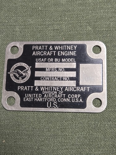 Vintage pratt whitney turbo - pratt,