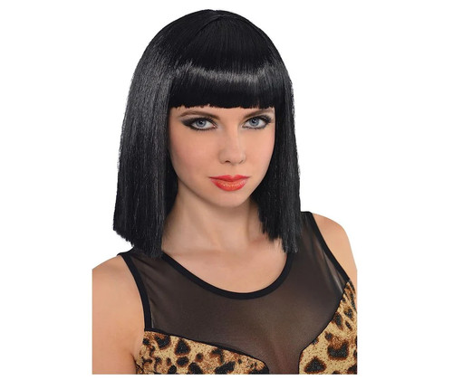 Cleopatra black wig v - -, for