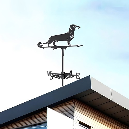 Black metal weather vane wind - weather,