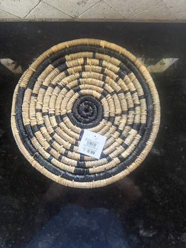 Set rattan wicker plate - set,