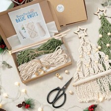 2Pcs Christmas Tree Macrame