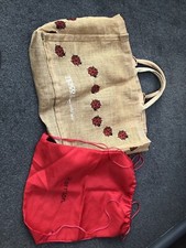 Hessian Shopping Bag & Swim Boot Bag. Tesco