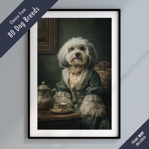 Dressed dog tea - dressed,