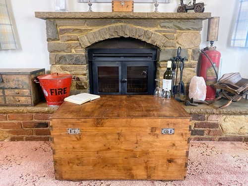 Old antique pine - old, chest