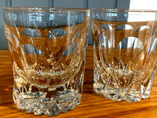 Super Pair of Heavy Cut Glass