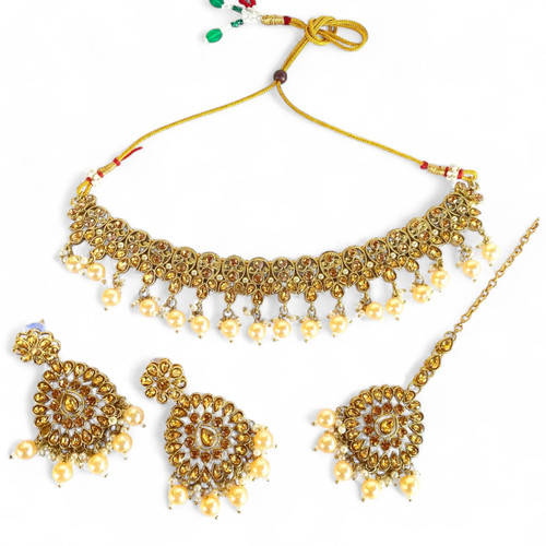 Amani gold asian kundan - amani,