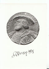 The British Museum Postcard - Henry V111 [1509-1547] Lead Medal - Ref TZ537