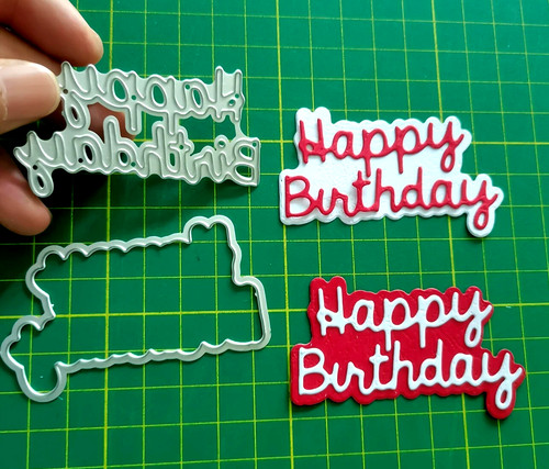 Happy birthday metal - birthday, cutting