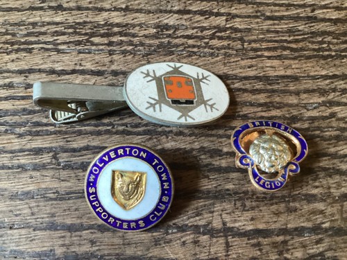 British legion enamel badge - british,