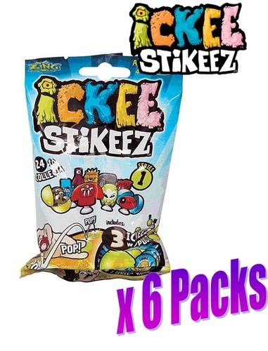 Packs ickee stikeez 6 - 6,