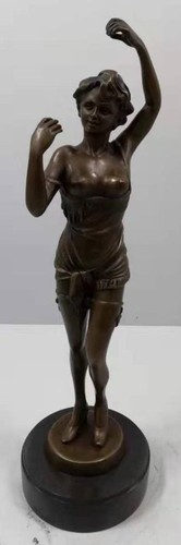 Erotic art deco - style, bronze