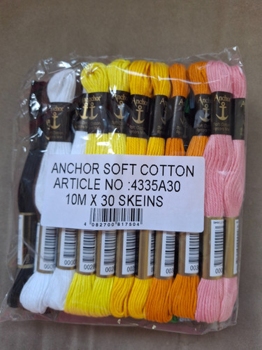 Anchor soft embroiderry cotton