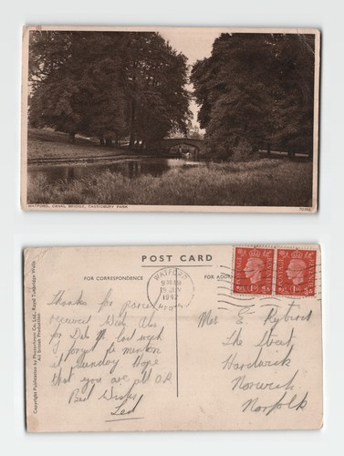 Postcard canal bridge - canal,