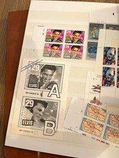 BEAUTIFUL & INTERESTING STAMP COLLECTION ELVIS PRESLEY, NATIVE AMERICAN LOT