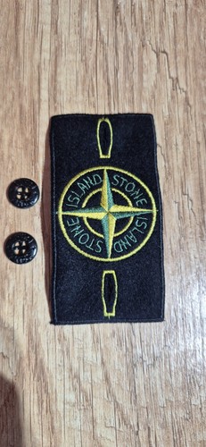 Stone island badge with - ,