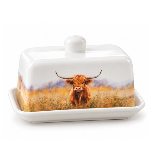 Butter dish highland cow - highland,