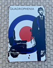 Quadrophenia Film Mod Metal Sign Plaque Picture Poster man cave bedroom 12x8''