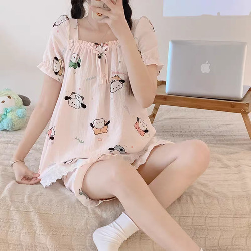 Women summer cotton pajama - women's,