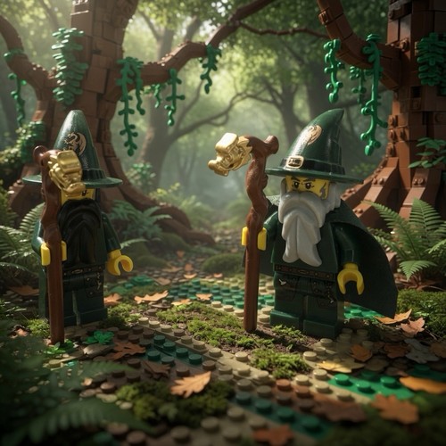 Lego compatible dragon - dragon, wizard