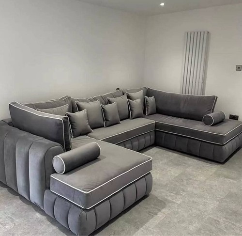 Shape sofa black - u,