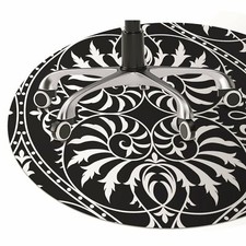 Round Furniture floor protector Mat Chair Desk Old-fashioned ornament 100 cm