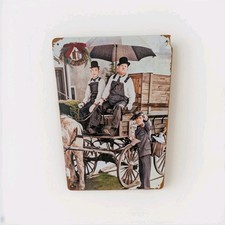 Metal Sign Laurel And Hardy