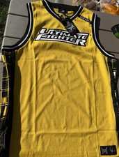 UFC Tapout The Ultimate Fighter Team Koscheck Jersey Mens L Slim Fit Yellow