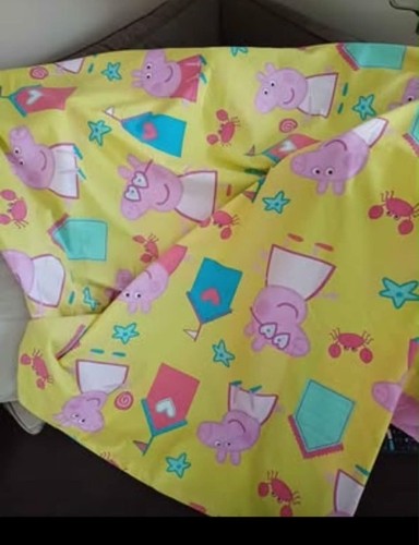 Peppa pig seaside double duvet - peppa,